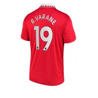 Fotbalové Dres Manchester United Raphael Varane #19 Domácí 2022-23 Krátký Rukáv
